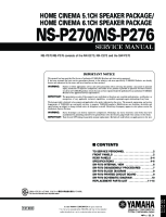 Yamaha NSP-270-Service-Manual 